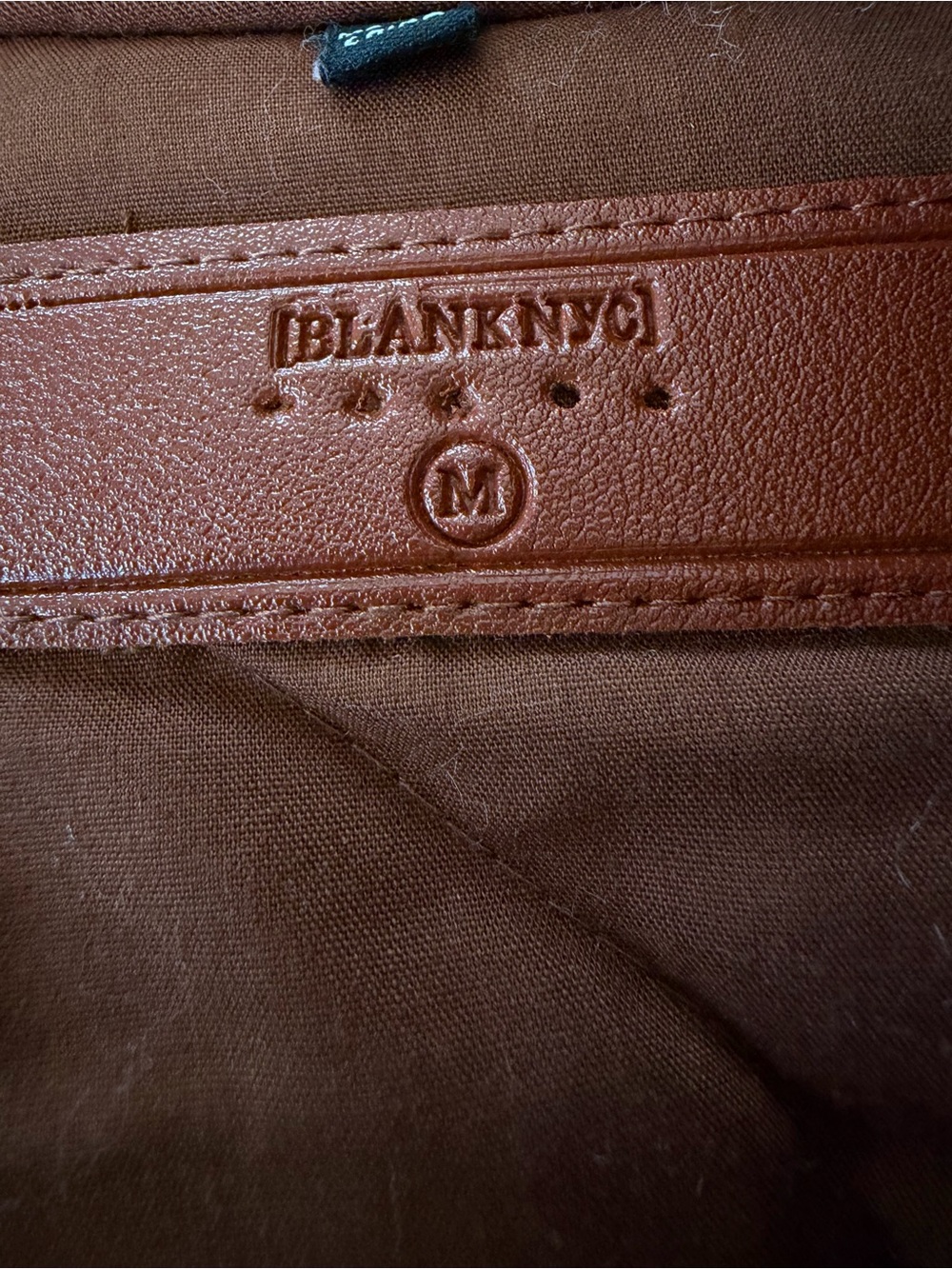 Blank NYC Quilted Rust Brown Jacket - Picture 3 of 3